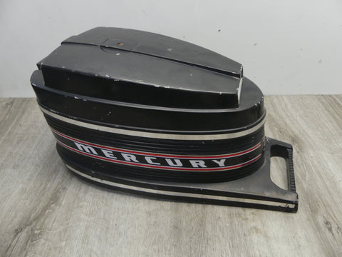 1970 Mercury Outboard 4 HP Hood Cover Cowl & Recoil Starter #2 7668A2